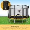 Genki 16ft Trampoline with Safety Enclosure Net