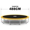 Genki 16ft Trampoline with Safety Enclosure Net