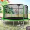 Genki 16FT Trampoline Set with Safety Enclosure Net with Ladder