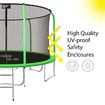 Genki 16FT Trampoline Set with Safety Enclosure Net with Ladder