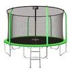 Genki 16FT Trampoline Set with Safety Enclosure Net with Ladder