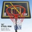 1.55-2.6m Kids Adult Portable Basketball System Hoop Stand