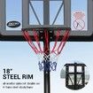 1.5-3.05M Portable Basketball Hoop Backboard System Stand Net Ring Set