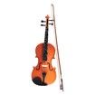 Melodic 4/4 Full Size Acoustic Violin Wooden Natural w/ Bow Rosin Strings Beginner