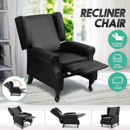 large black recliner