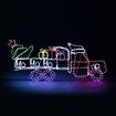 New Christmas Lights Gifts Cart Motif 22M LED Rope Xmas Decoration Outdoor Home Display