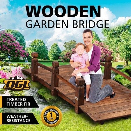 Garden Bridge, Wooden Garden Bridge Kits Australia