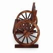 Wooden Garden Bench Outdoor Furniture with Wagon Wheel 