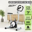 Genki Belt Bike Upright Exercise Bike Indoor Home Gym Equipment Spin Bike Grey