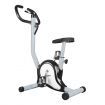 Genki Belt Bike Upright Exercise Bike Indoor Home Gym Equipment Spin Bike Grey