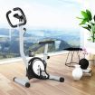 Genki Belt Bike Upright Exercise Bike Indoor Home Gym Equipment Spin Bike Grey