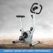 Genki Belt Bike Excercise Bike Cardio Equipment Upright Spin Bike Grey