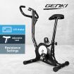 New Genki Belt Bike Excercise Bike Cardio Equipment Upright Spin Bike Black