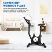 New Genki Belt Bike Excercise Bike Cardio Equipment Upright Spin Bike Black