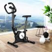 New Genki Belt Bike Excercise Bike Cardio Equipment Upright Spin Bike Black