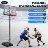 1.5-3.05M Portable Basketball Hoop Backboard System Stand Net Ring Set