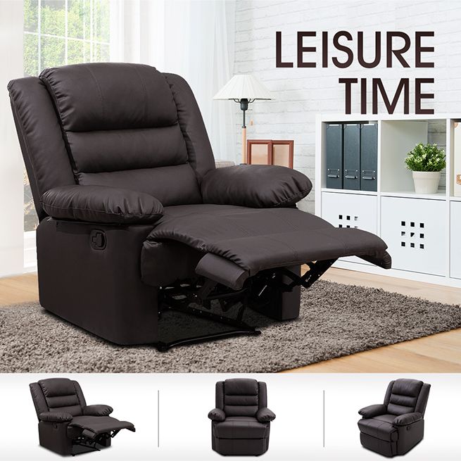 Luxury Pu Leather Recliner Chair, Luxury Recliners Leather