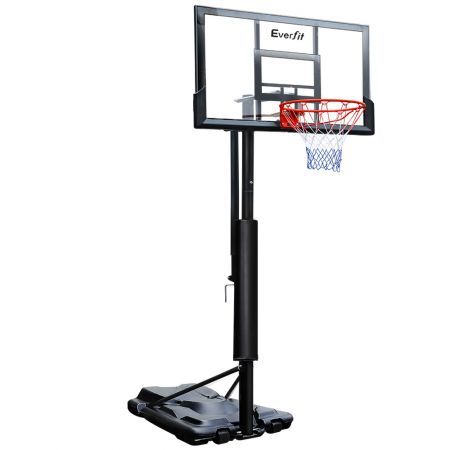 Everfit 3.05M Portable Basketball Stand System Height Adjustable Black ...