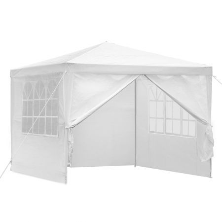 Instahut 3x3m Wedding Gazebo Outdoor Camping 4 Panels White