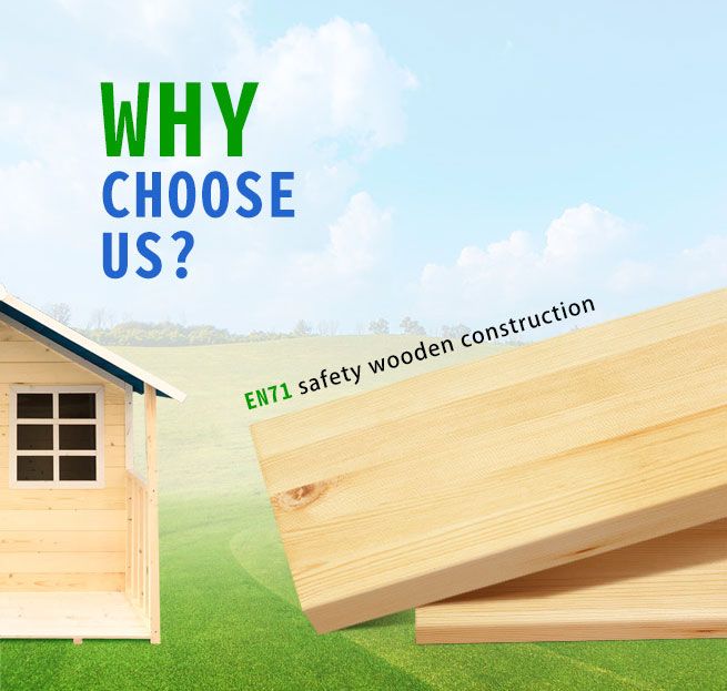 Wooden Kids Cubby House Hide and Seek Cubbies Playhouse