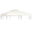 Waterproof Gazebo Cover Canopy 310 g / m² Cream White 3 x 3 m