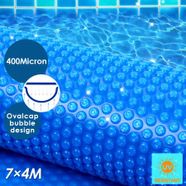 400 Micron Solar Swimming Pool Bubble Cover - 7M x 4M