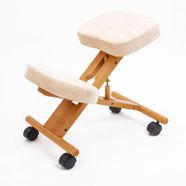 Ergonomic Adjustable Kneeling Chair WHITE