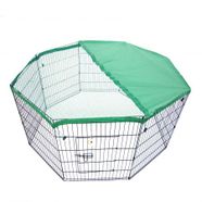 Pet Playpen Foldable Dog Cage 8 Panel 36 inches with Cover