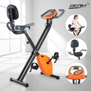 Genki 8 Level Magnetic Resistance Exercise Bike Home Gym Equipment w/Backrest