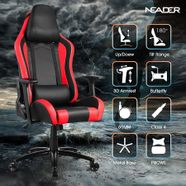 Gaming Office Chair Sport Racing Computer Recliner Seat - Red & Black