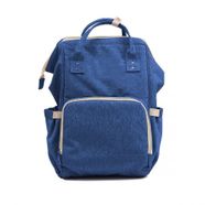 Multifunctional Large Baby Diaper Backpack Waterproof - Blue