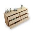 Oak Wooden 6 Drawer Chest Bedroom Drawers Storage Unit