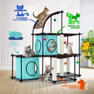 Petscene Cat Tree Condo Cat Furniture Claw Mega Kit with Scratching Post