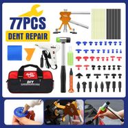 Professional 77 Pieces PDR Paintless Dent Repair Tool Kit Car Dent Removal Puller 