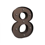 LED Metal Number Lights Free Standing Hanging Marquee Event Party D?cor Number 8