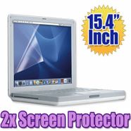 RITMO Pack of 2 15.4" Inch Notebook Laptop PC Computer Clear LCD Wide Screen Cover Protector