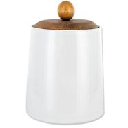 Cookie Jar With Bamboo Lid - For Food Storage Also/Medium