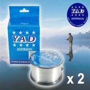 YAD Fishing Pack of 2 300 Meters 0.40mm Premium Co-polymer Fishing Lines