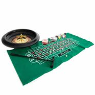 Deluxe 40cm 16" Roulette Gaming Set with Wheel / Chips / Cards / Dice
