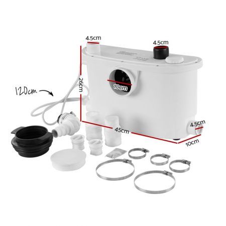 Macerator Sewerage Pump Waste Toilet Sewage Water Disposal Marine Basement Clean Crazy Sales