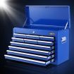 Giantz 10 Drawer Tool Box Cabinet Chest Toolbox Storage Garage Organiser Blue