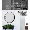 Embellir Round Wall Mirror 50cm Makeup Bathroom Mirror Frameless