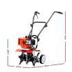 Giantz 65CC Tiller Garden Cultivator Rototiller 4 Blades Soil Plower Mini Rotary Hoe