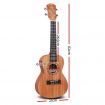 Alpha 23 inch Concert Ukulele Mahogany Ukuleles Uke Hawaii Guitar w/ Carry Bag