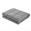 Giselle Bedding 2.3KG Cotton Weighted Gravity Blanket Snuggle Deep Sleep Relax Light Grey