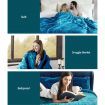 Giselle Bedding Faux Mink Quilt Super King Teal