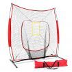 Everfit 7ft Baseball Net Pitching Kit with Stand Softball Training Aid Sports