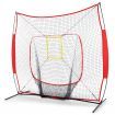 Everfit 7ft Baseball Net Pitching Kit with Stand Softball Training Aid Sports