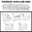 Artiss High Stretch Sofa Cover Couch Protector Slipcovers 1 Seater Coffee
