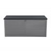Gardeon Outdoor Storage Box 490L Container Lockable Garden Bench Tools Toy Shed Black